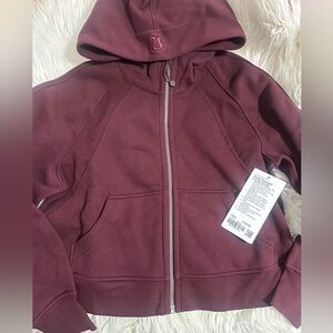 Lululemon Scuba Oversize Full-Zip Hoodie Garnet